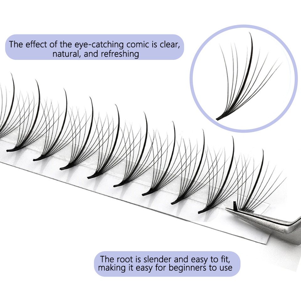 AGUUD Szczupłe, zakończone w s – Eyelash Extension Russian recenzja i cena