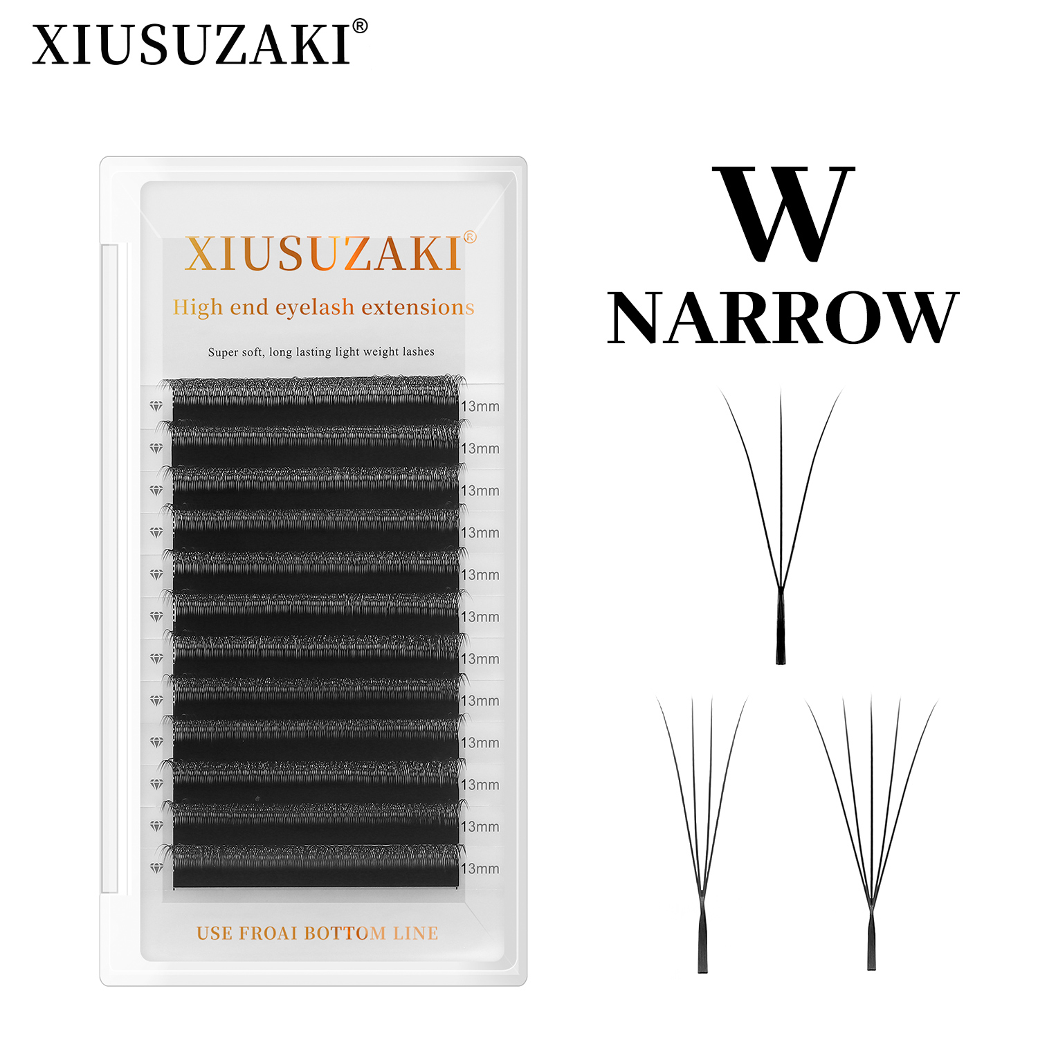 XIUSUZAKI Wąskie rzęsy 3D 4D 5 – Eyelash Extension For Asian Eyes recenzja i cena