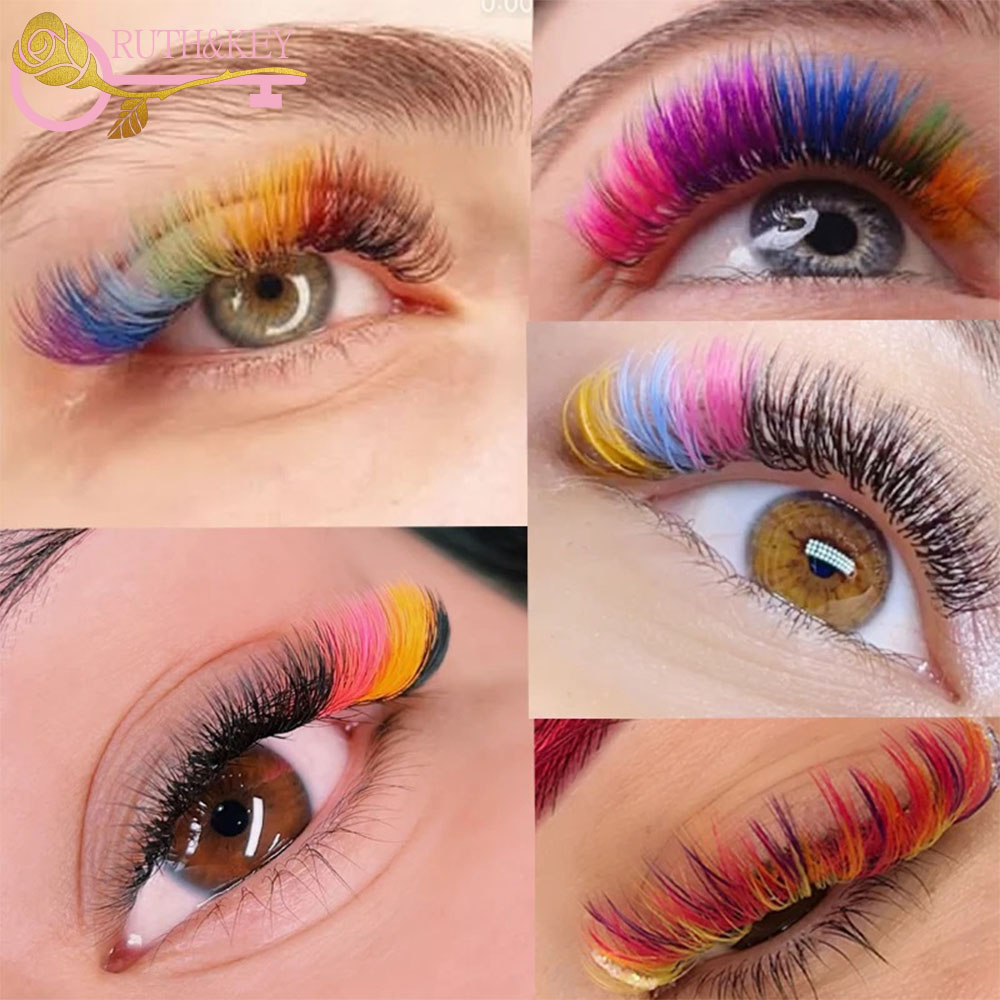 320 Kępek Rzęs w Kolorach Brąz – Eyelash Extension Russian recenzja i cena