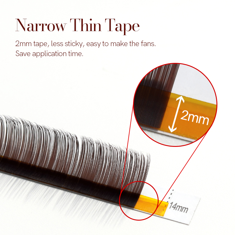 12 rzędów czarny brązowy kolor – Eyelash Extension For Asian Eyes recenzja i cena