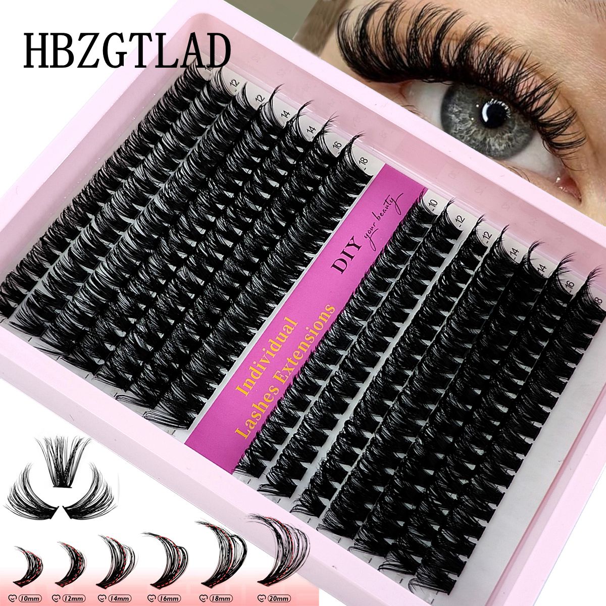 AMSDCN 60D/80D/100D – zestaw s – Eyelash Extension For Asian Eyes recenzja i cena