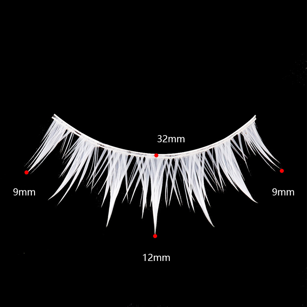 3 pary sztucznych rzęs w kolor – Eyelash Extension Human Hair recenzja i cena